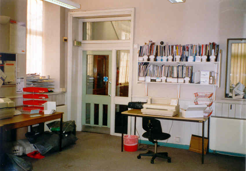 Old building and reception area